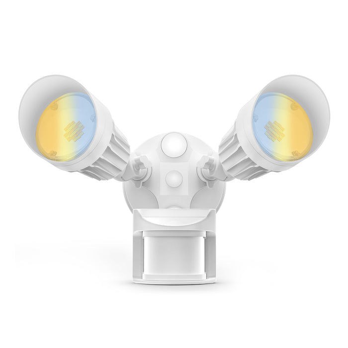 LED Security Lights with Dual Heads 3CCT Adjustable Motion Sensor Flood Light